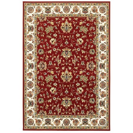 Oriental Weavers 9 ft. 10 in. x 12 ft. 10 in. Kashan Traditional Area Rug, Red K4929R300390ST